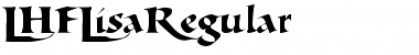 Download LHFLisaRegular Medium Font Title Preview