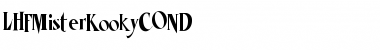 Download LHFMisterKookyCOND Medium Font Title Preview