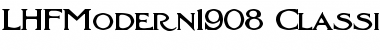 Download LHFModern1908 Regular Font Title Preview