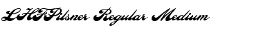 Download LHFPilsner Regular Medium Font Title Preview