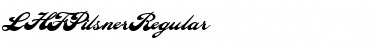 Download LHFPilsnerRegular Regular Font Title Preview