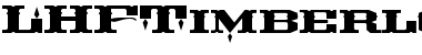 Download LHFTimberlodge Regular Font Title Preview