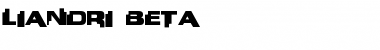 Download Liandri BETA Font Title Preview