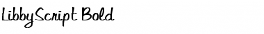 Download LibbyScript Bold Bold Font Title Preview