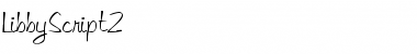 Download LibbyScript2 Regular Font Title Preview