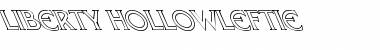 Download Liberty HollowLeftie Regular Font Title Preview