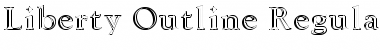 Download Liberty Outline Regular Font Title Preview