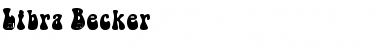 Download Libra Becker Normal Font Title Preview