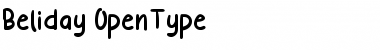 Download Beliday Regular Font Title Preview