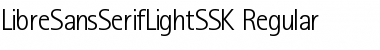 Download LibreSansSerifLightSSK Regular Font Title Preview