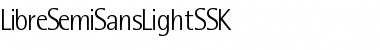 Download LibreSemiSansLightSSK Regular Font Title Preview
