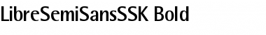 Download LibreSemiSansSSK Bold Font Title Preview