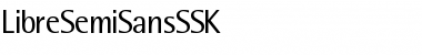 Download LibreSemiSansSSK Regular Font Title Preview