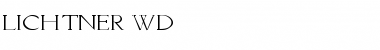 Download Lichtner Wd Regular Font Title Preview