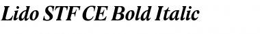 Download Lido STF CE Bold Italic Font Title Preview