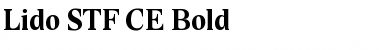 Download Lido STF CE Bold Font Title Preview