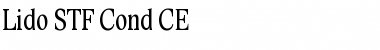 Download Lido STF Cond CE Regular Font Title Preview