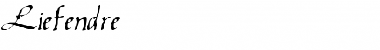 Download Liefendre Medium Font Title Preview