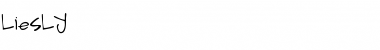 Download Liesly Regular Font Title Preview