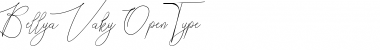 Download Bellya Vaky Regular Font Title Preview