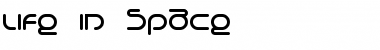Download Life in Space Regular Font Title Preview