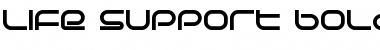 Download Life Support Bold Font Title Preview