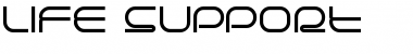 Download Life support Regular Font Title Preview
