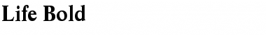 Download Life Bold Font Title Preview