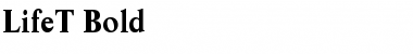 Download LifeT Bold Font Title Preview