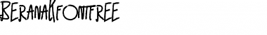 Download Beranak Font FREE Regular Font Title Preview