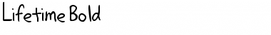 Download Lifetime Bold Font Title Preview