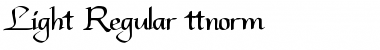 Download Light Regular Font Title Preview