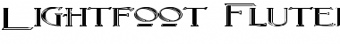 Download Lightfoot Fluted Extra-expanded Regular Font Title Preview