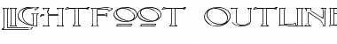 Download Lightfoot Outline Extra-expanded Regular Font Title Preview