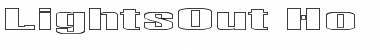 Download LightsOut HoLLOW Regular Font Title Preview