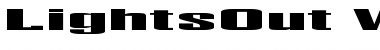 Download LightsOut Wd Regular Font Title Preview