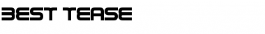 Download Best Tease Regular Font Title Preview