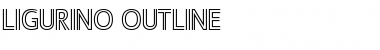 Download Ligurino Outline Regular Font Title Preview