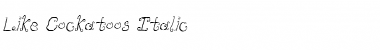 Download LikeCockatoos Italic Font Title Preview