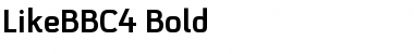Download LikeBBC4 Bold Font Title Preview