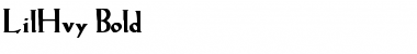 Download LilHvy bOLD Bold Font Title Preview