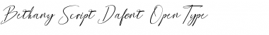 Download Bethany Script Regular Font Title Preview