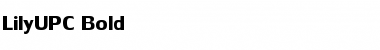 Download LilyUPC Bold Font Title Preview
