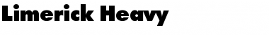 Download Limerick-Heavy Regular Font Title Preview