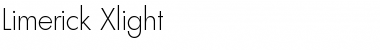 Download Limerick-Xlight Regular Font Title Preview
