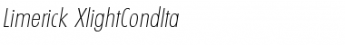 Download Limerick-XlightCondIta Regular Font Title Preview