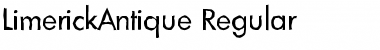 Download LimerickAntique Regular Font Title Preview