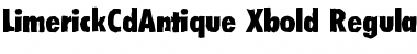 Download LimerickCdAntique-Xbold Regular Font Title Preview
