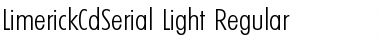 Download LimerickCdSerial-Light Regular Font Title Preview