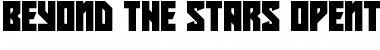 Download Beyond The Stars Regular Font Title Preview